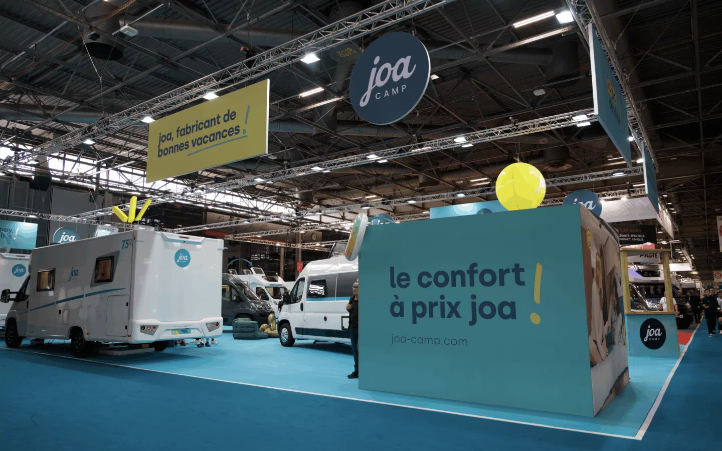 Image de présentation du salon de Villepinte 2024 où Joa Camp était pour présenter sa nouvelle collection 2025.